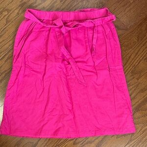 J. Crew Vibrant Pink A-Line Skirt